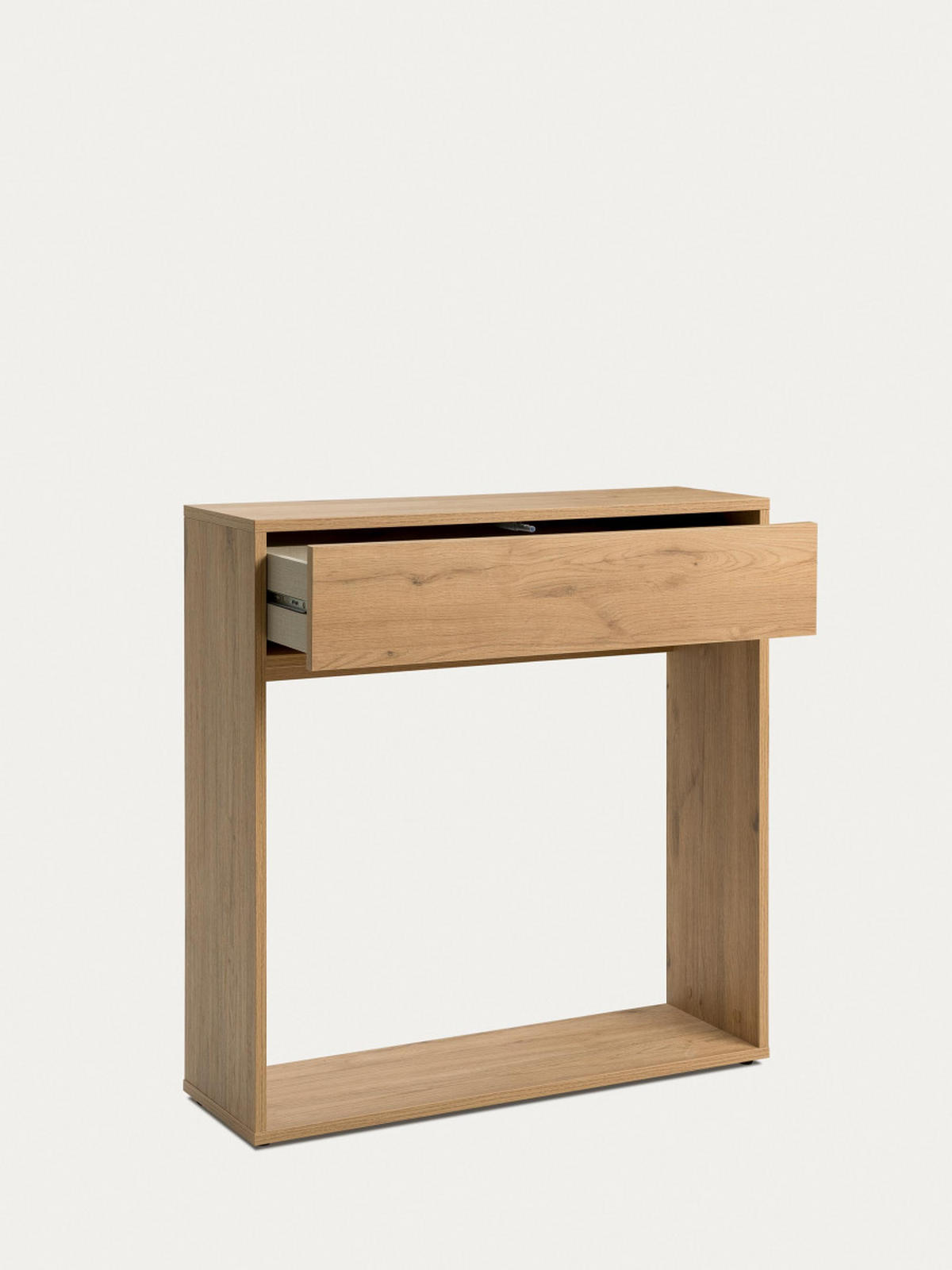 KONSOLE Hegas Natur 80 cm x 81 cm - Braun, Holzwerkstoff (80/81/25cm) - Kenay Home