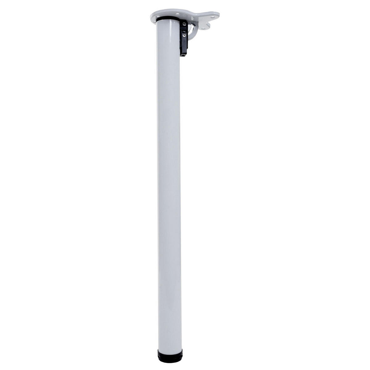 TISCHBEIN rund Weiß 2er-Set - Weiß, Metall (5/72/14cm) - MCW