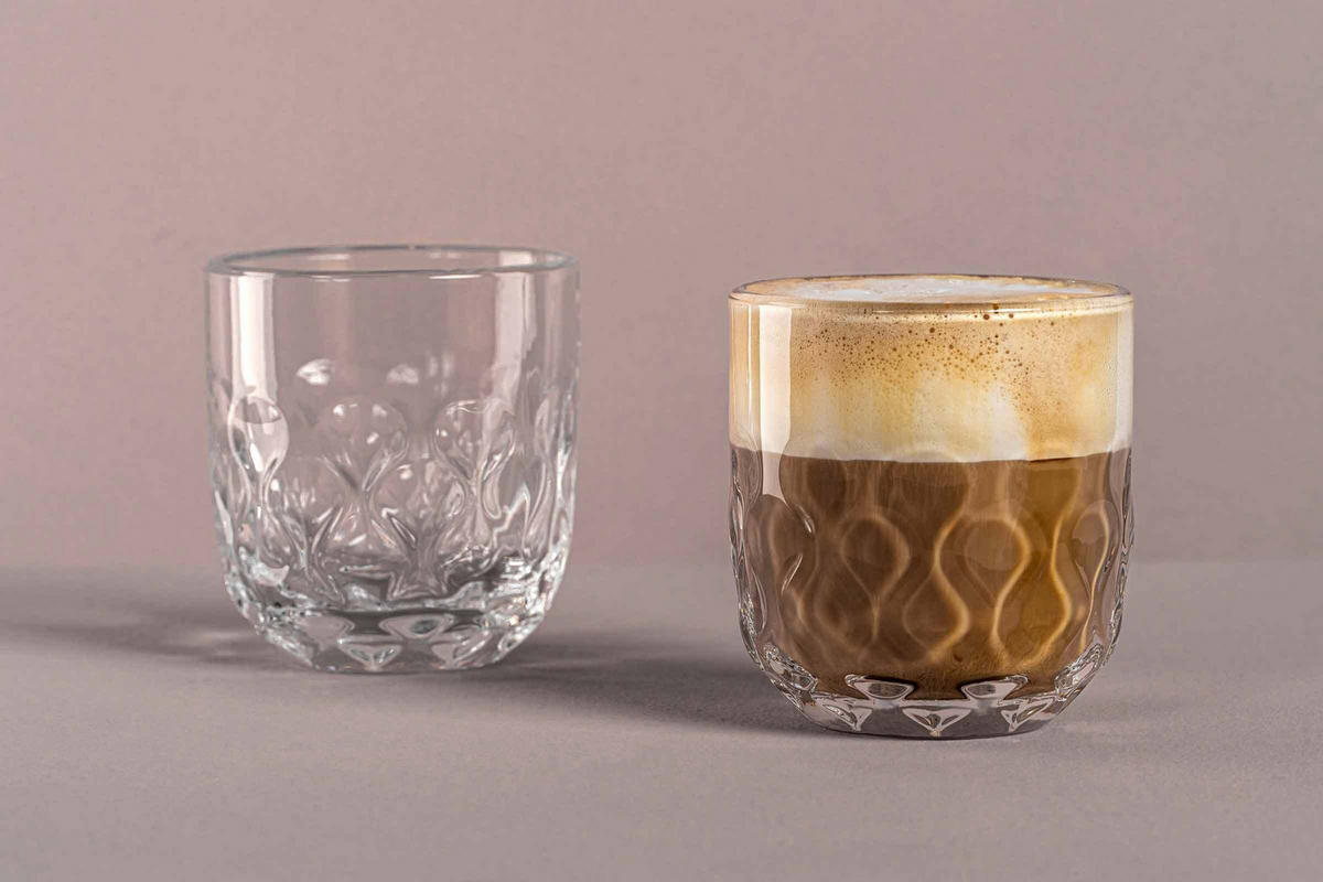 KAFFEEGLÄSER (2) Gocce transparent 220 ml 6er Set - Transparent, Glas (7.6/8.5/7.6cm) - Leonardo Living