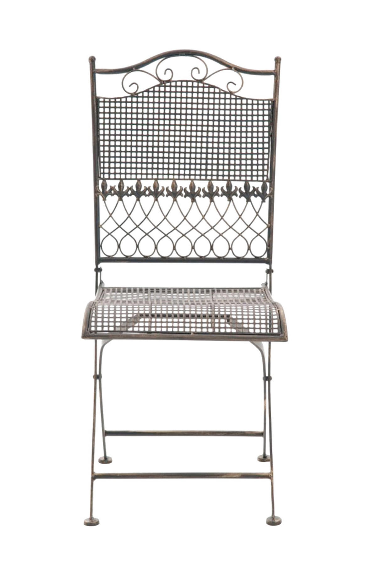 GARTENSTÜHLE Kirstin - 2er Set - bronze - Braun, Metall (41/50/91cm) - TPFGarden