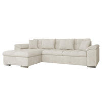 ECKSOFA Diana, Seite: Links - Creme, Holz/Textil (280/160cm) - MIRJAN24