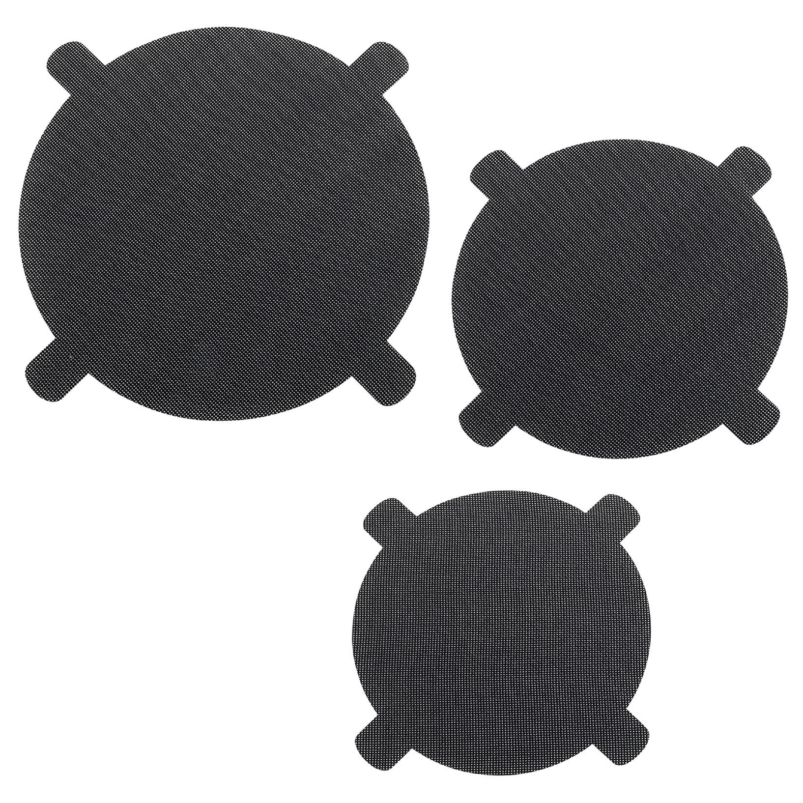 PFANNENSCHONER 3er-Set - Schwarz, Textil (25/25cm) - Maximex