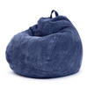 SITZSACK Indoor "Scoop" 90x110cm - Cord - Dunkelblau, Textil (90/110/90cm) - Green Bean