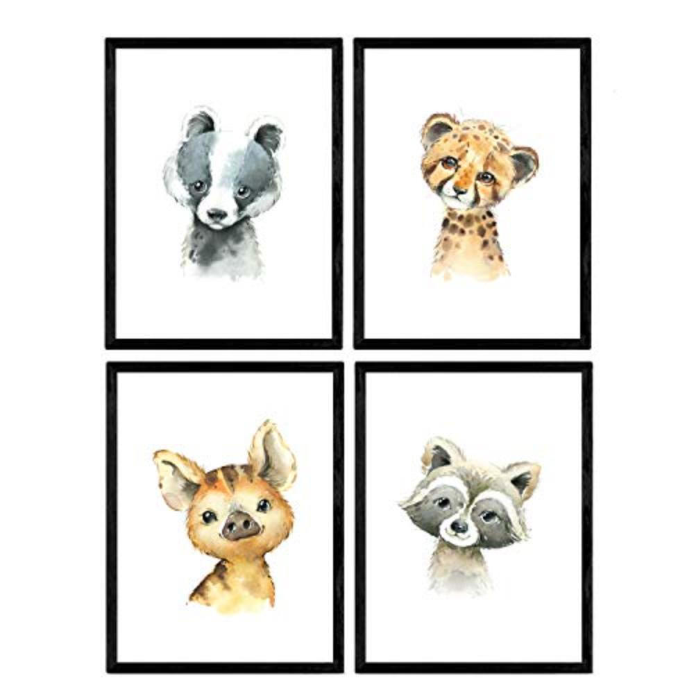 Nacnic Poster Schwarz 29.7x3 cm