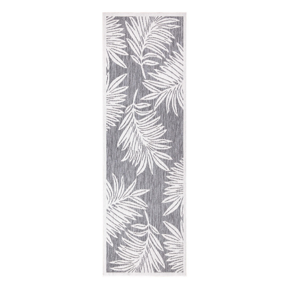 OUTDOOR-TEPPICH Sun 468 Grau 80x250 cm - Grau, Textil (80/250cm) - carpet city