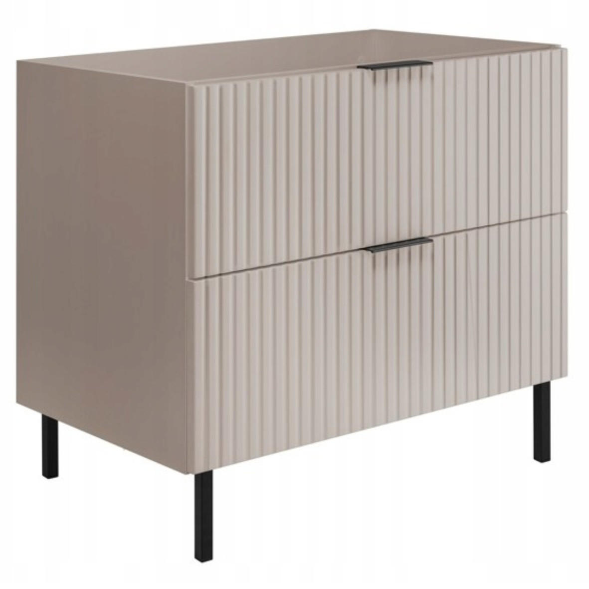 WASCHBECKUNTERSCHRANK FLOW Eiche Craft 80/57/46 cm - Eichefarben, Holzwerkstoff (80/57/46cm) - Rodan