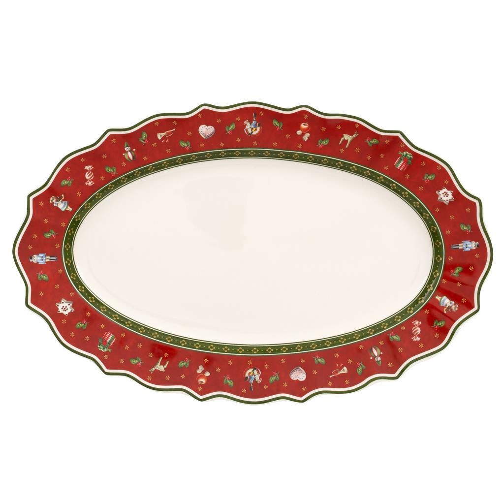 Villeroy & Boch Servierplatte Mehrfarbig 24x3.5x37.8 cm