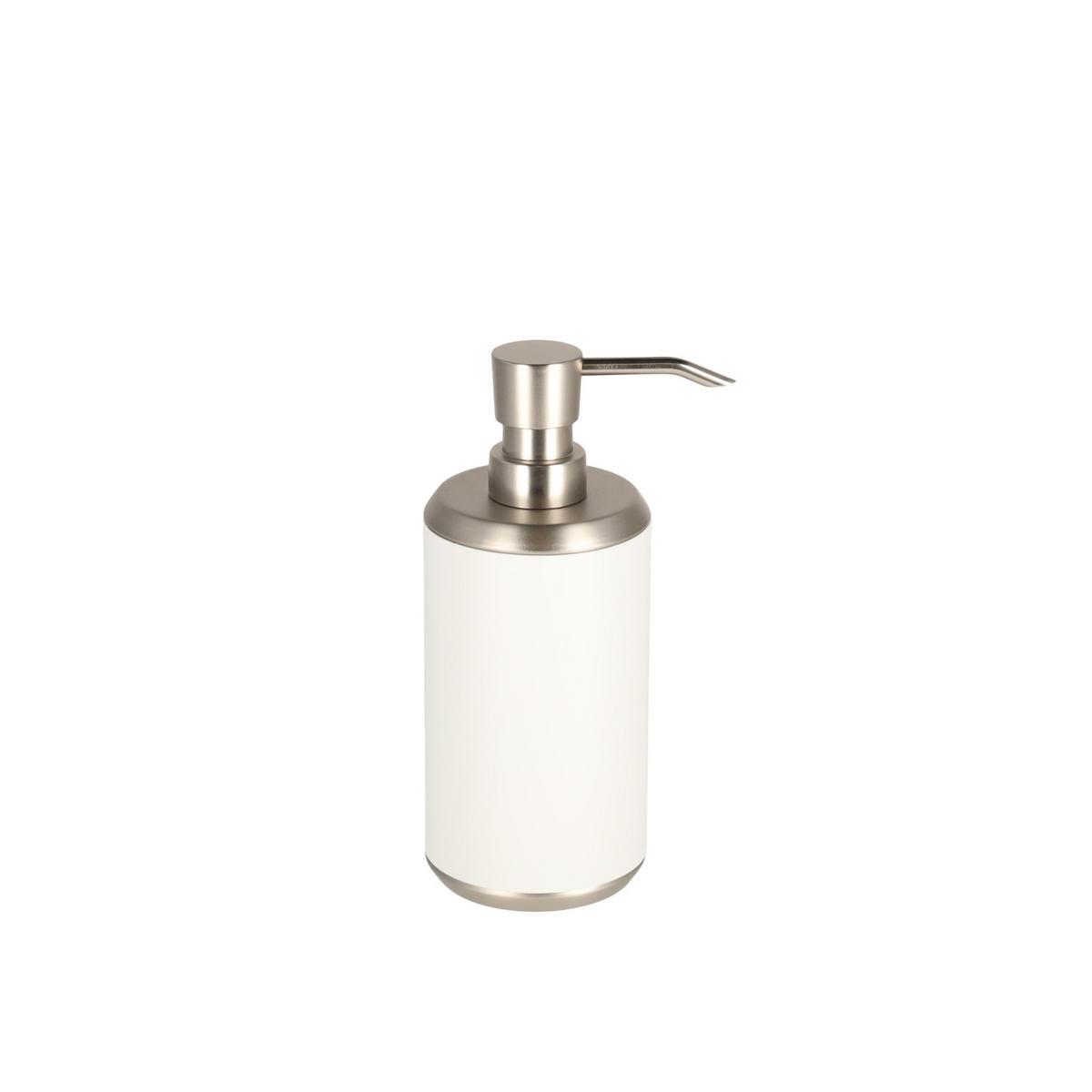 BADSPENDER Lonar - Silberfarben/Weiß, Kunststoff (7.5/18/7.5cm) - home&you