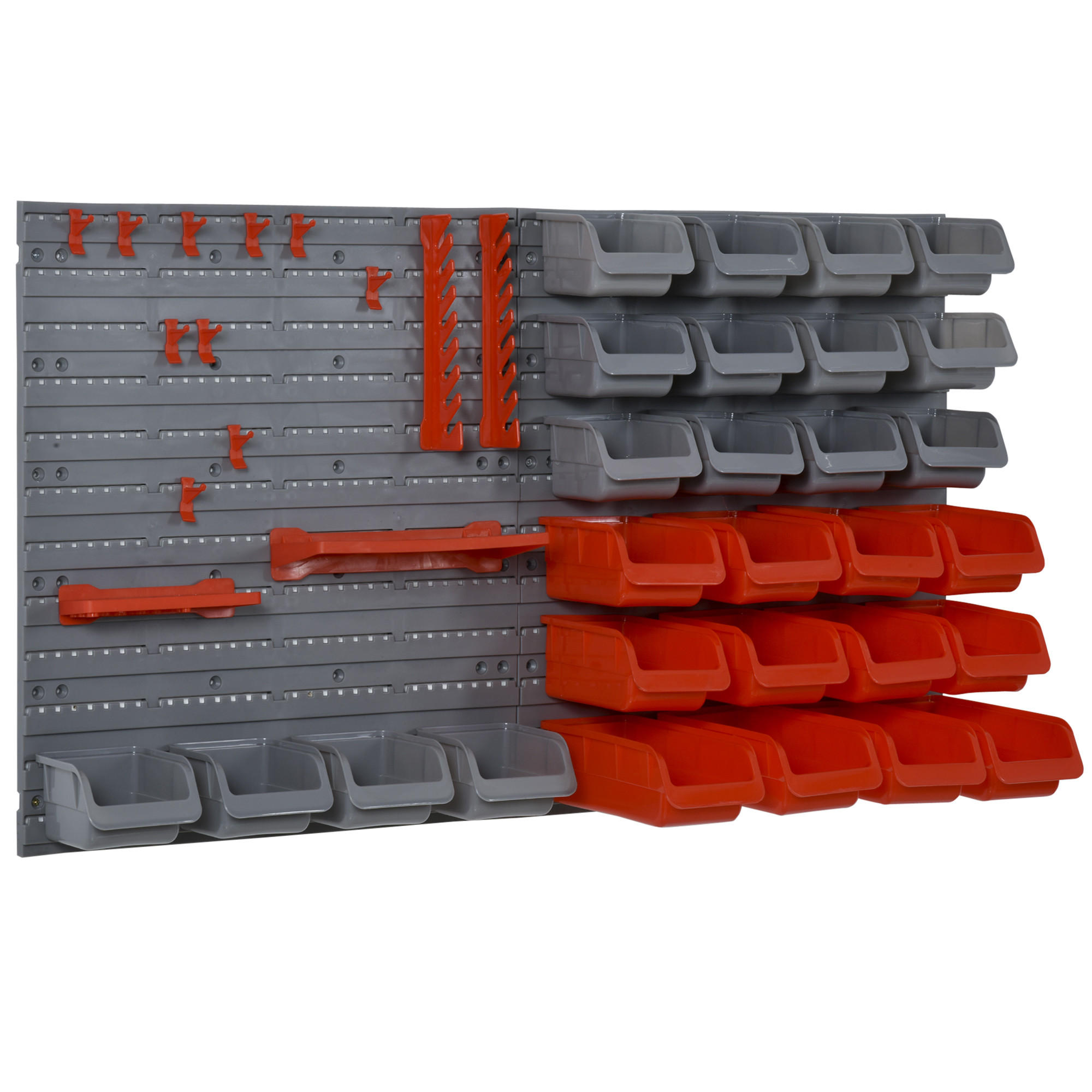 WERKZEUGWAND PP, Rot - Rot, Kunststoff (22/95/54cm) - DURHAND