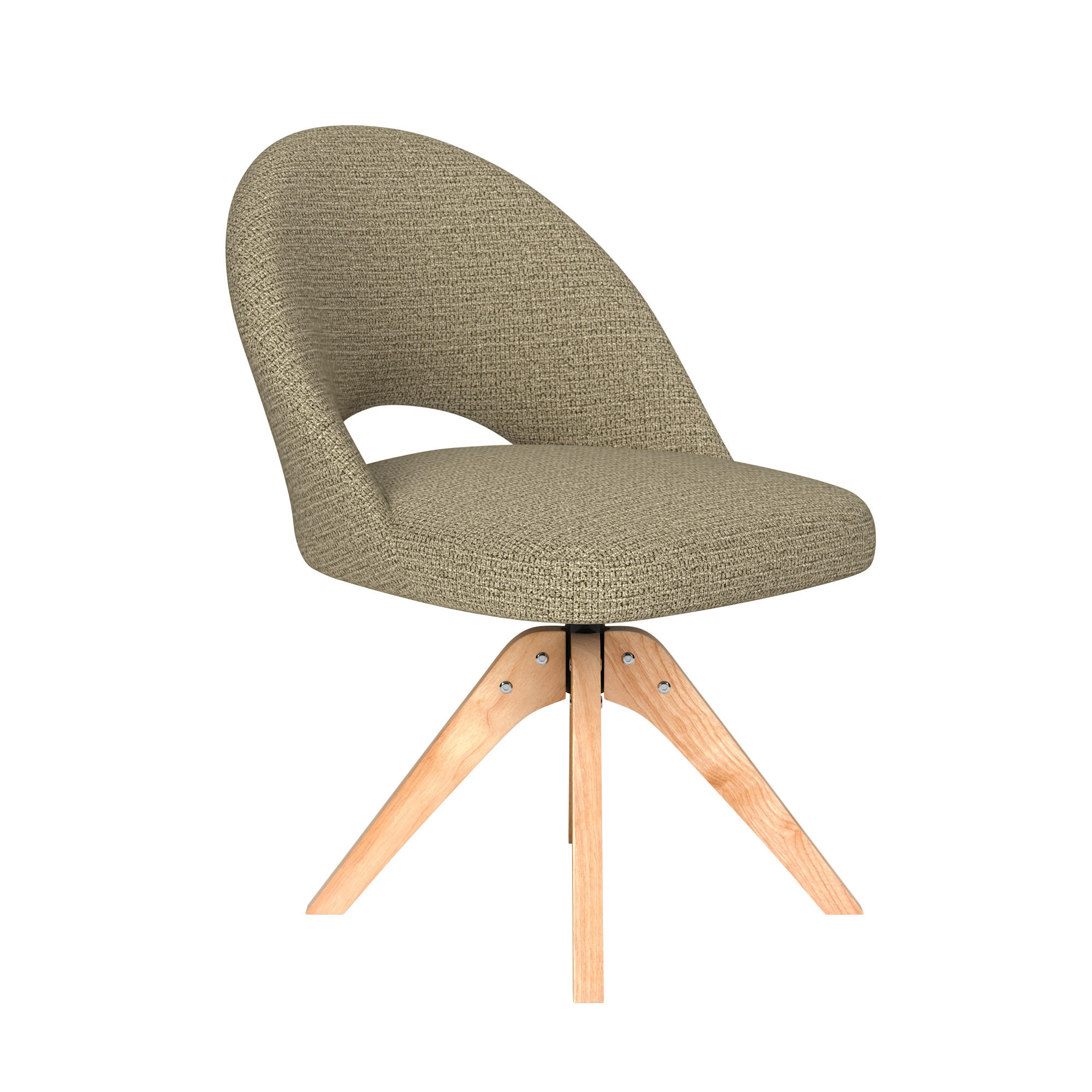ESSZIMMERSTUHL Mick - Grün - 60/56/83 cm - Grün, Textil (56/83/60cm)