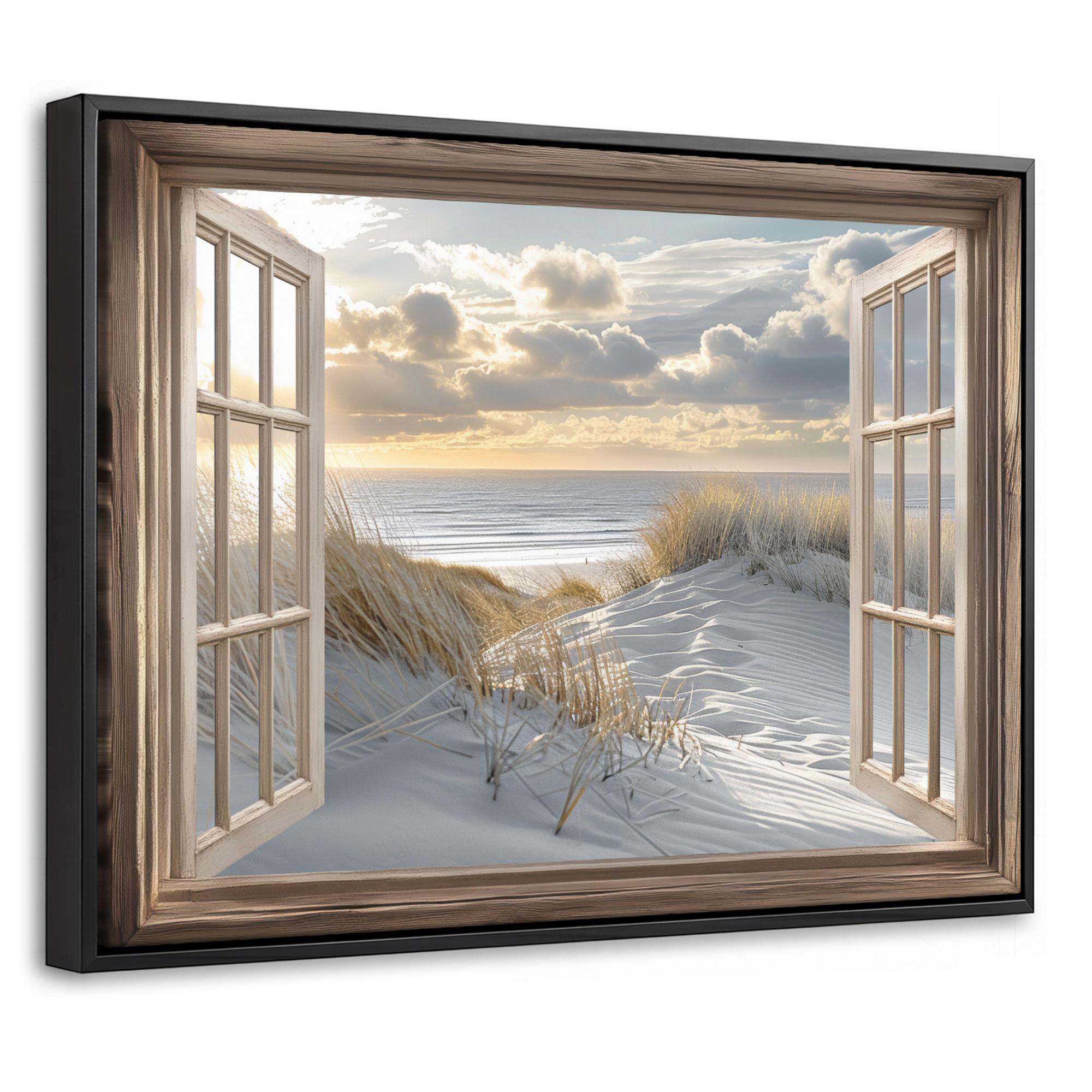 MuchoWow Leinwand Sand 40x30 cm