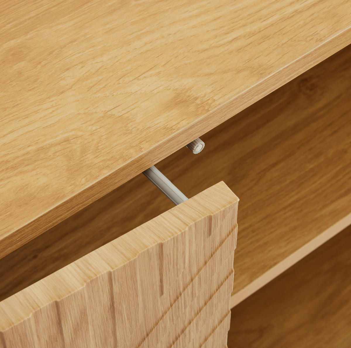 SIDEBOARD 100/40/75 cm Natur aus Spanplatte mit Metallbeinen - Naturfarben, Holzwerkstoff (40/75/100cm) - OKMYHOME
