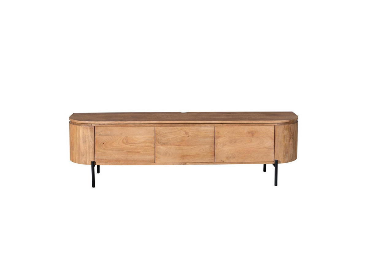 LOWBOARD Magnificent Mangoholz 160 cm / 35 cm Natur - Naturfarben, Holz (160/30/35cm) - Villa Möbel