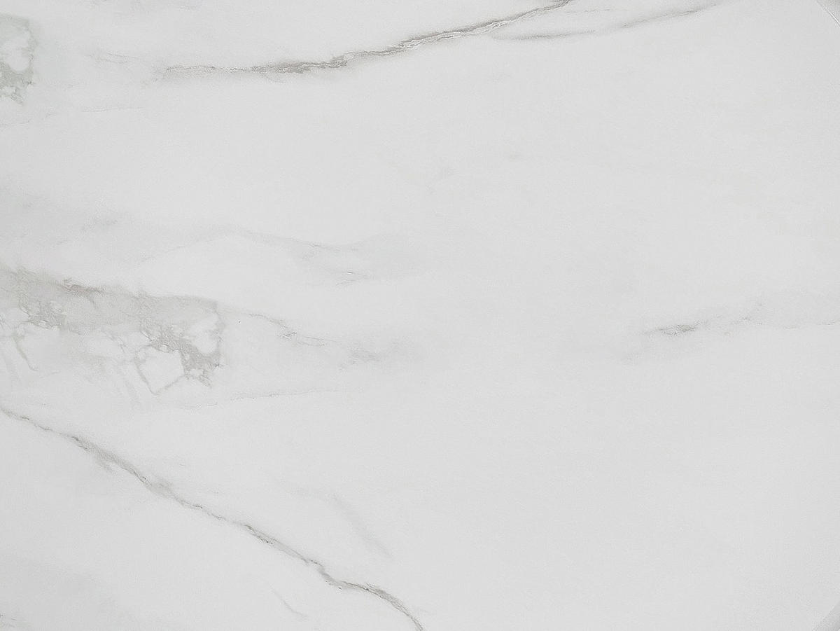 AUFSATZWASCHBECKEN rund - Weiß - Marmor-Optik - Keramik - 36 cm - VIAMARBA - Weiß, Keramik (36/12/36cm) - Vente-Unique