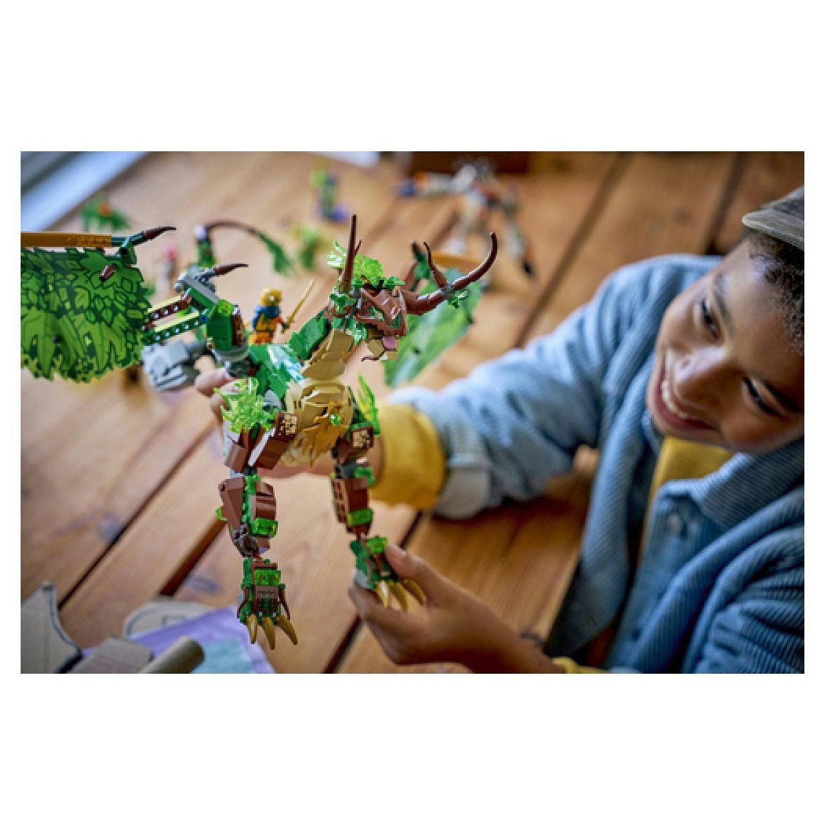 KLEMMBAUSTEINE Ninjago Lebensdrache - Rot, Kunststoff (37.8/7/35.4cm) - Lego