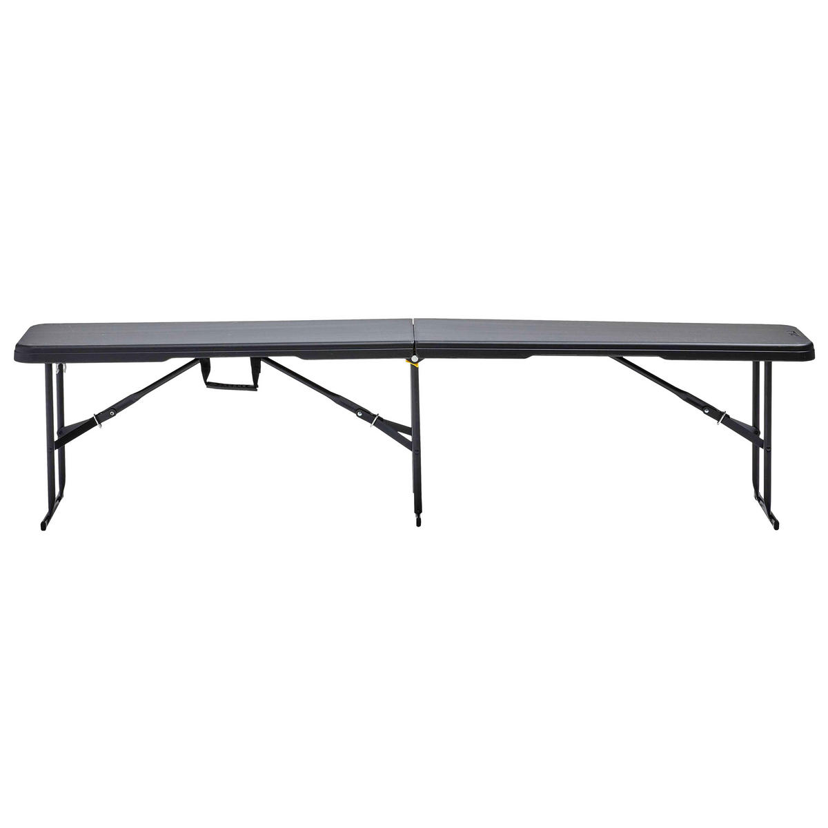 BANK klappbar, Schwarz - Schwarz, Textil - Oviala