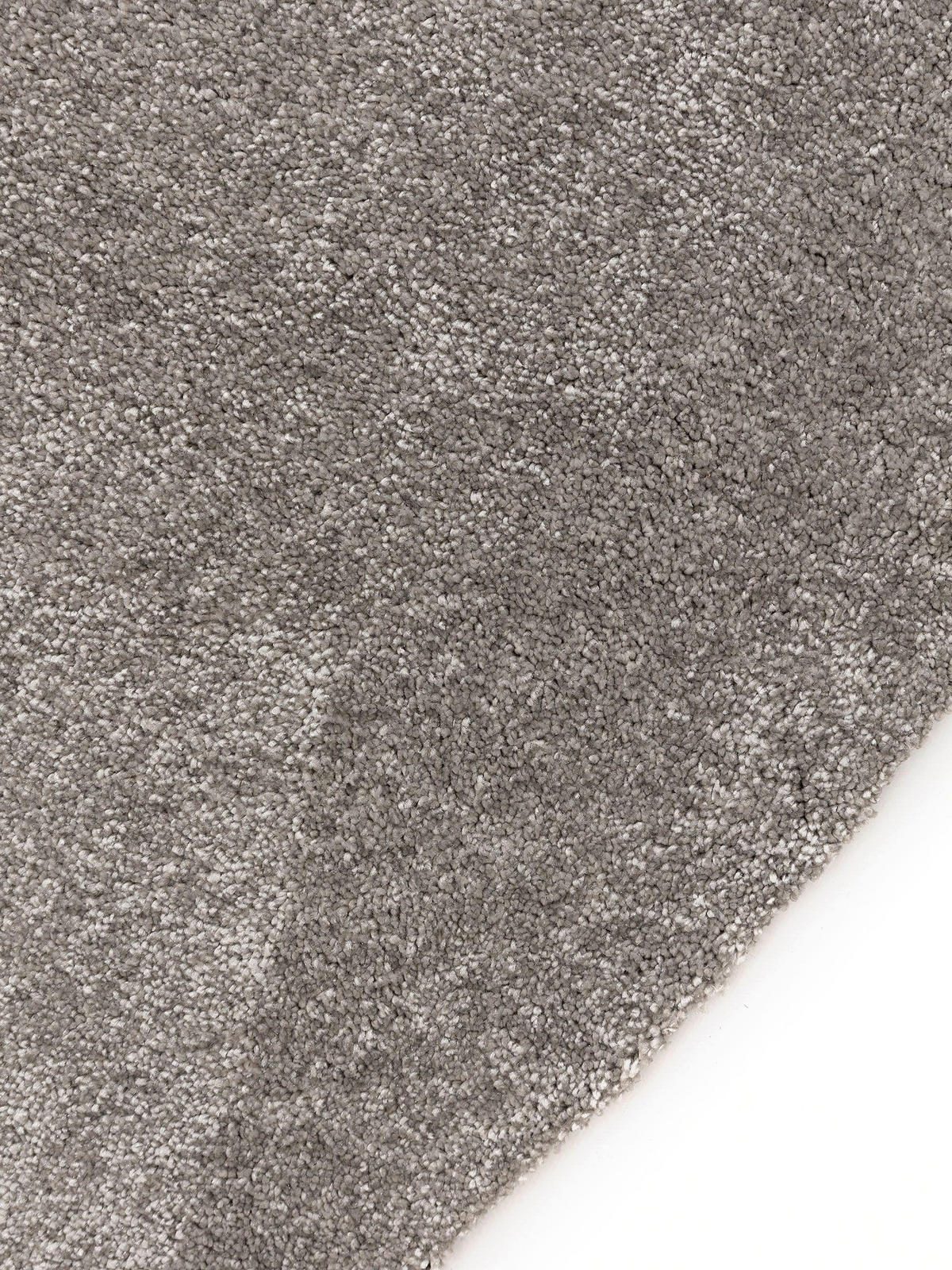 TEPPICH Nina waschbar ø 200 cm rund - Grau, Kunststoff (200/200cm) - benuta Nest