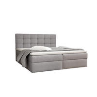 BOXBETT Doriano In Sawana - Grau, Holzwerkstoff/Textil (180/200cm) - Fun Möbel