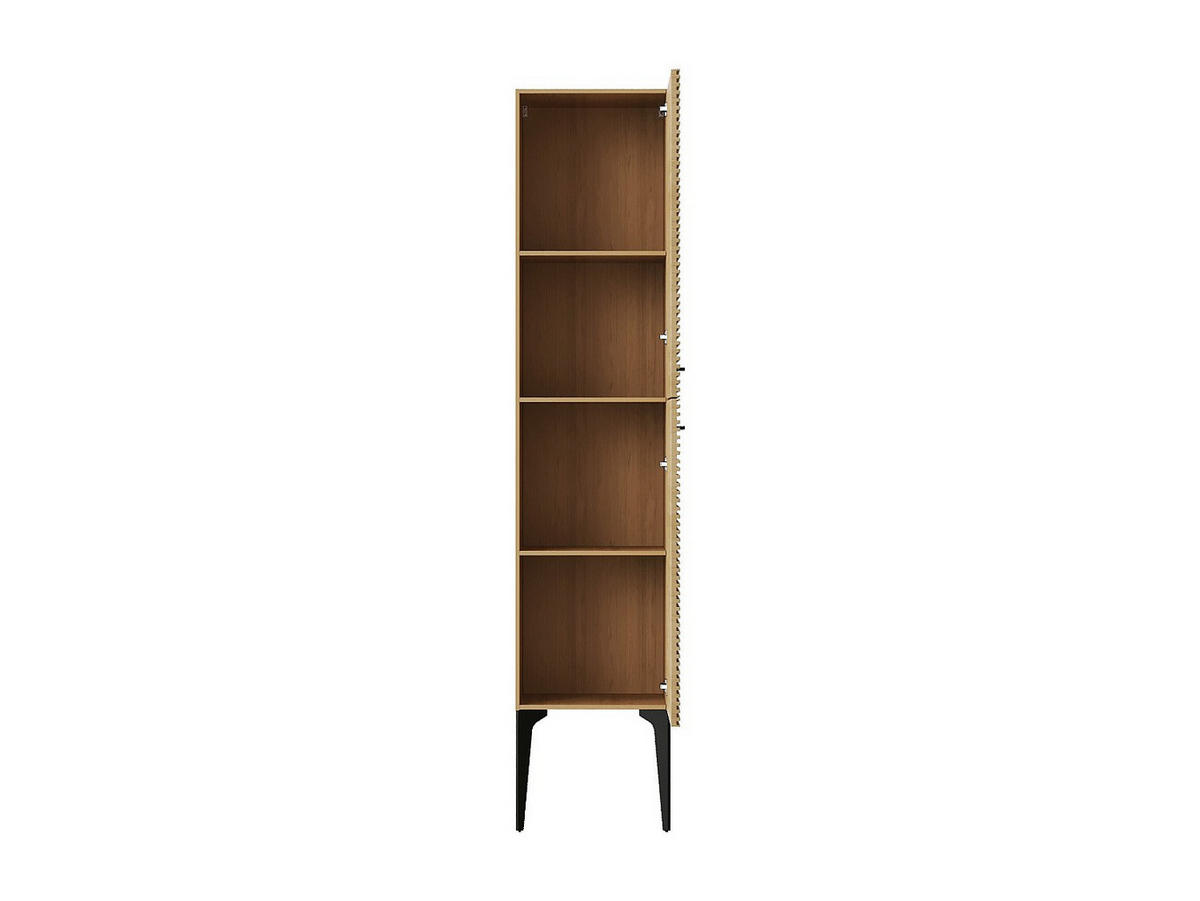 BADSCHRANK - 35 cm x 30 cm - Holz, Platte - Naturfarben Hell - SARONE - Naturfarben, Holz (35/140/30cm) - Vente-Unique