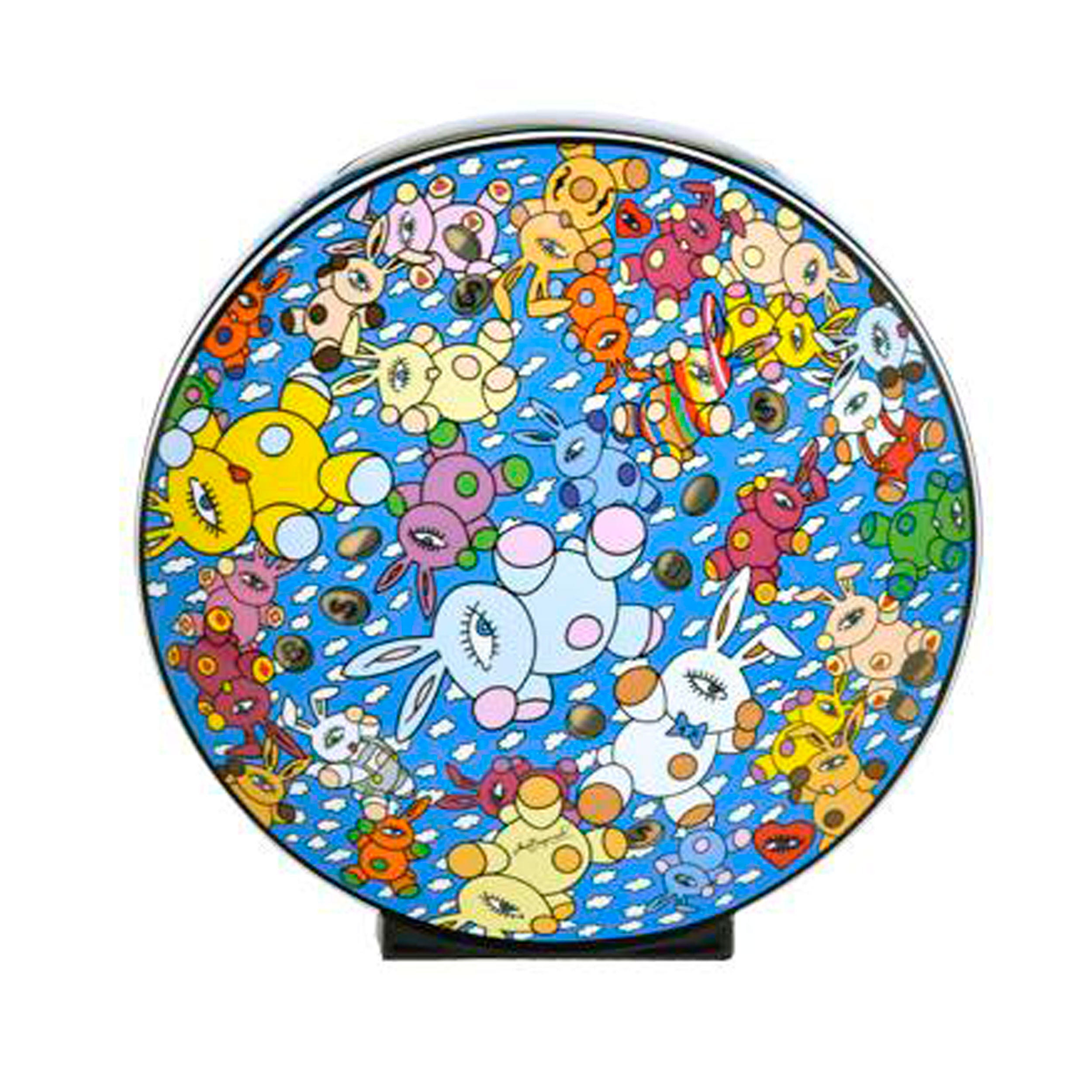 VASE Bergonzoli - Magic Bunny Explosion, Porzellan - Multicolor, Keramik (30cm) - Goebel