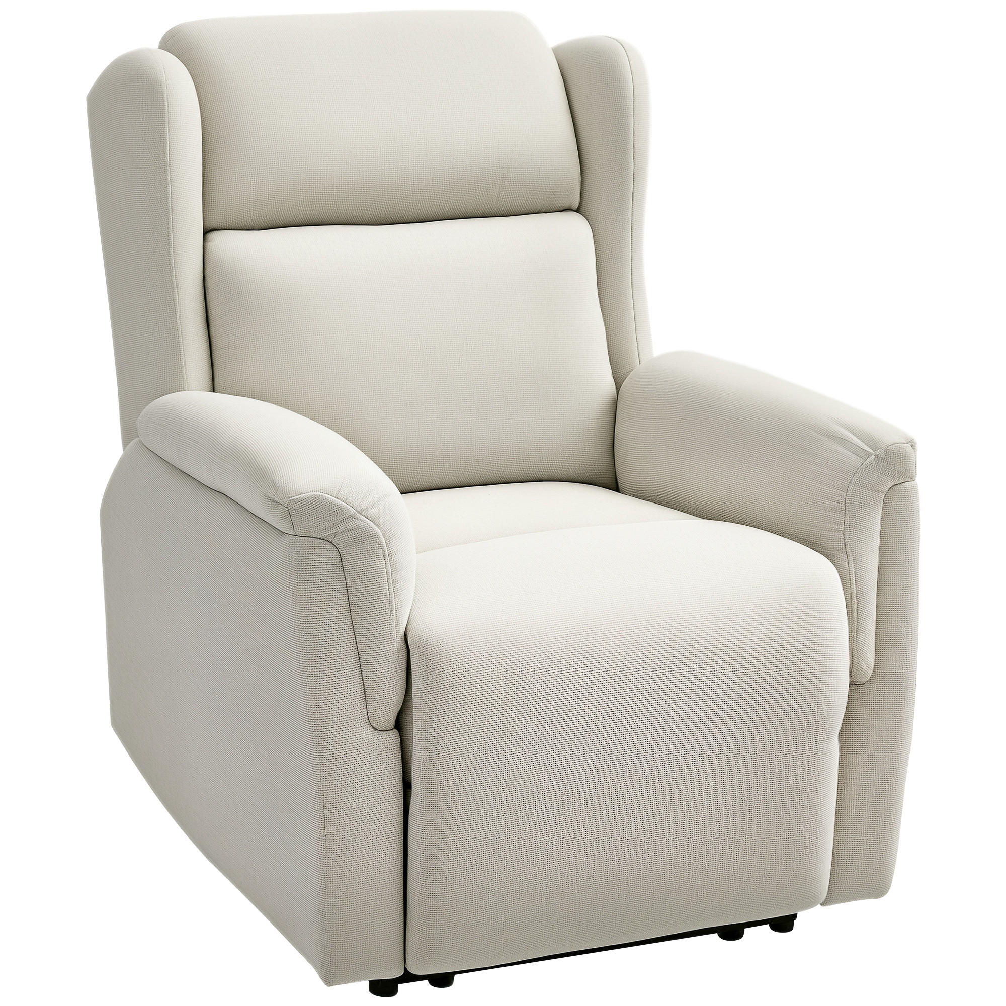 RELAXSESSEL DE-06377 160° neigbar, Fußstütze, Taschenfederkern Beige - Beige, Metall (80/101/94cm) - ComfortXL