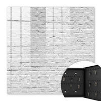 SCHLÜSSELBOX Schwarz 30x30 cm- Türöffnung nach rechts - Ziegelmauer - Grau, Metall (30/30/5cm) - TULUP