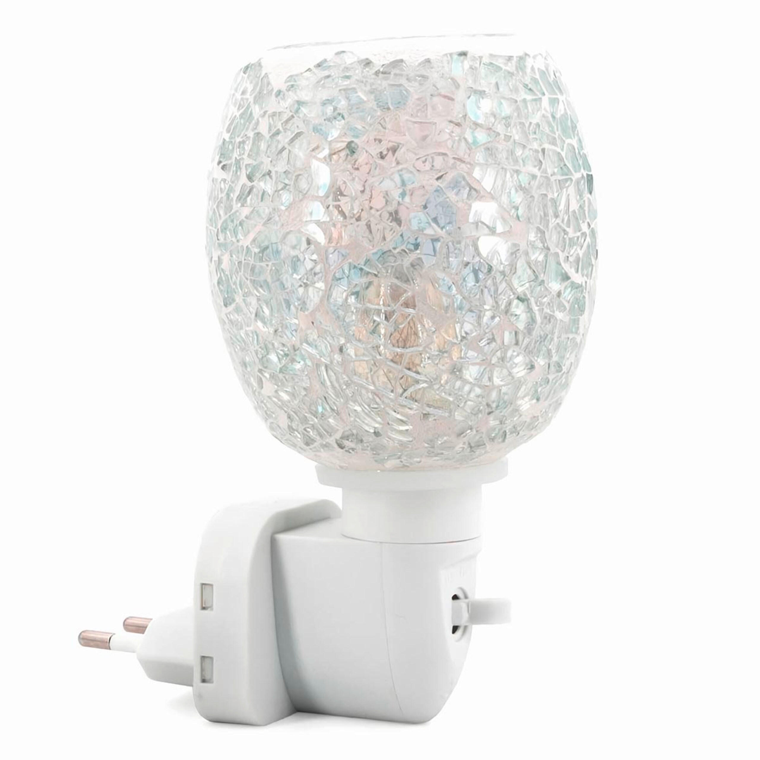 CANDLE Brothers Duftlampe - Weiß, Glas/Kunststoff (8/15/8cm)