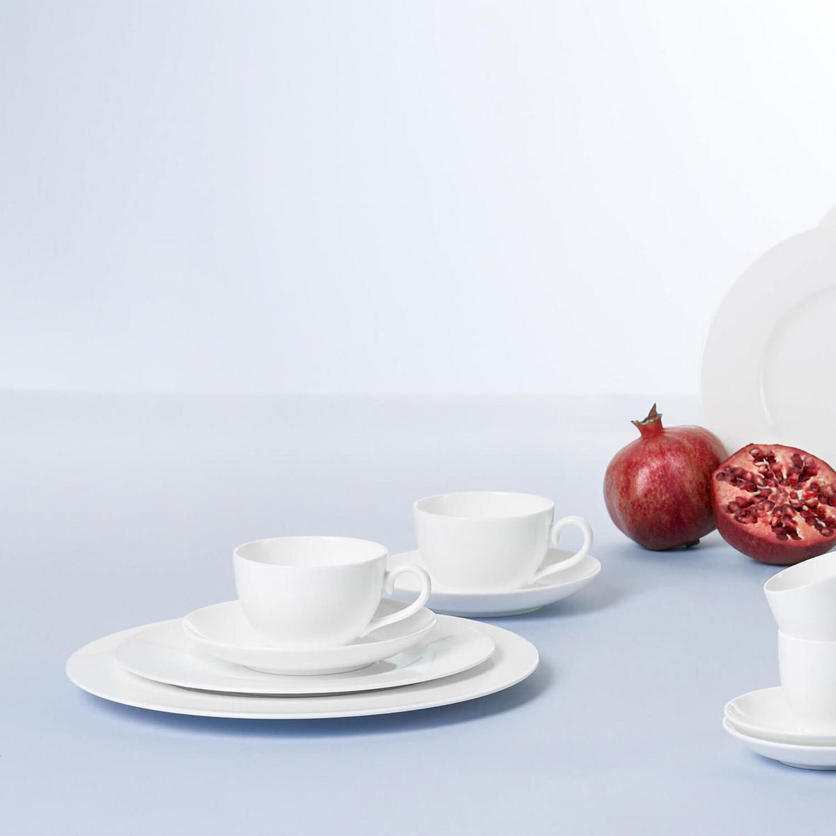 KAFFEESERVICE Royal weiß - Weiß, Keramik (1/1/1cm) - Villeroy & Boch