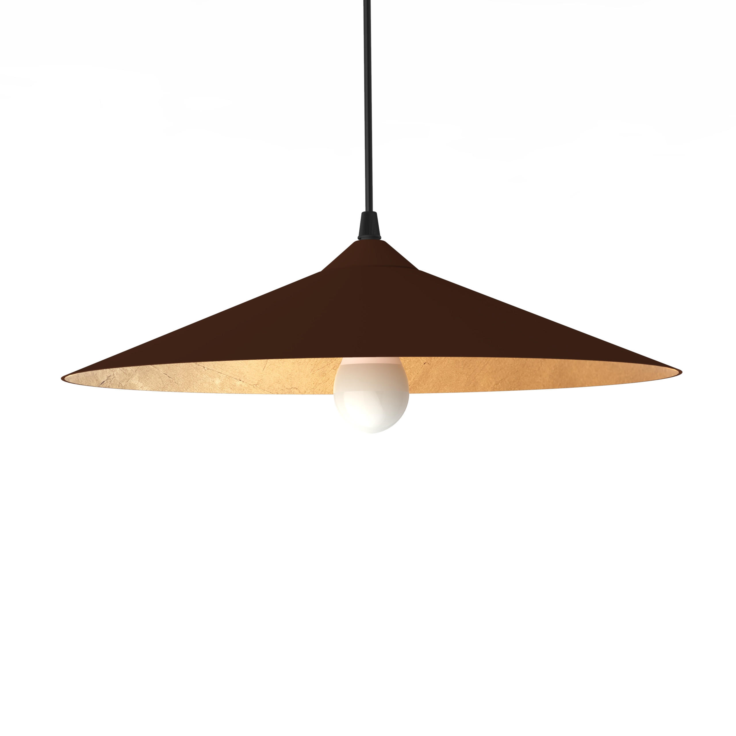 Lumicom Hängeleuchte Gold 40x10x40 cm