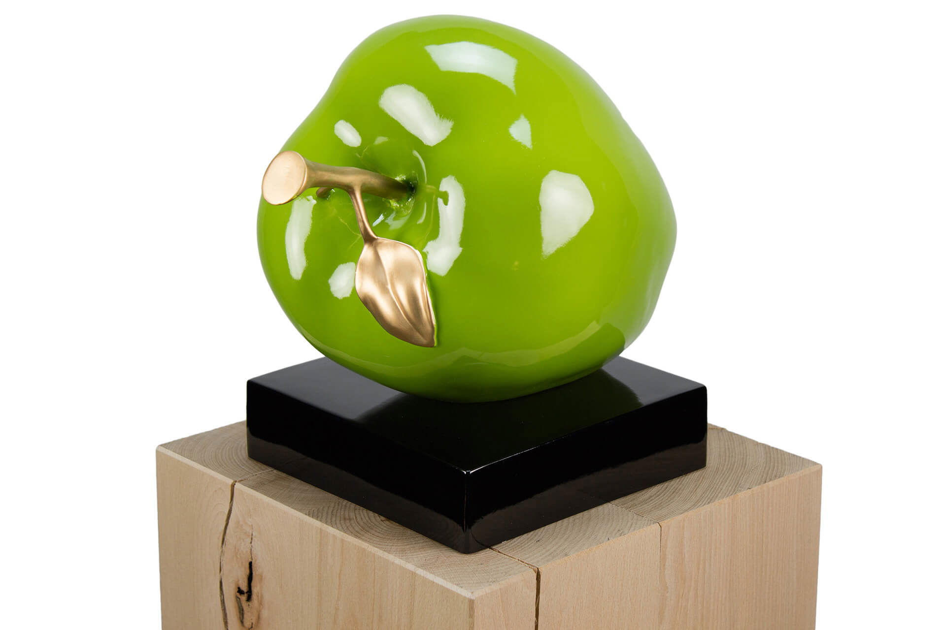 KUNSTLOFT DEKORATIVNÍ SOCHA ZELENÁ, 31/32 CM