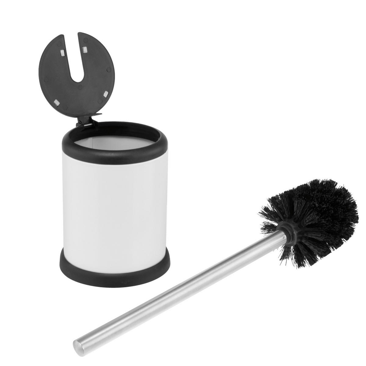 WC-GARNITUR, weiß - Weiß, Metall (11.5/38/11.5cm) - bremermann