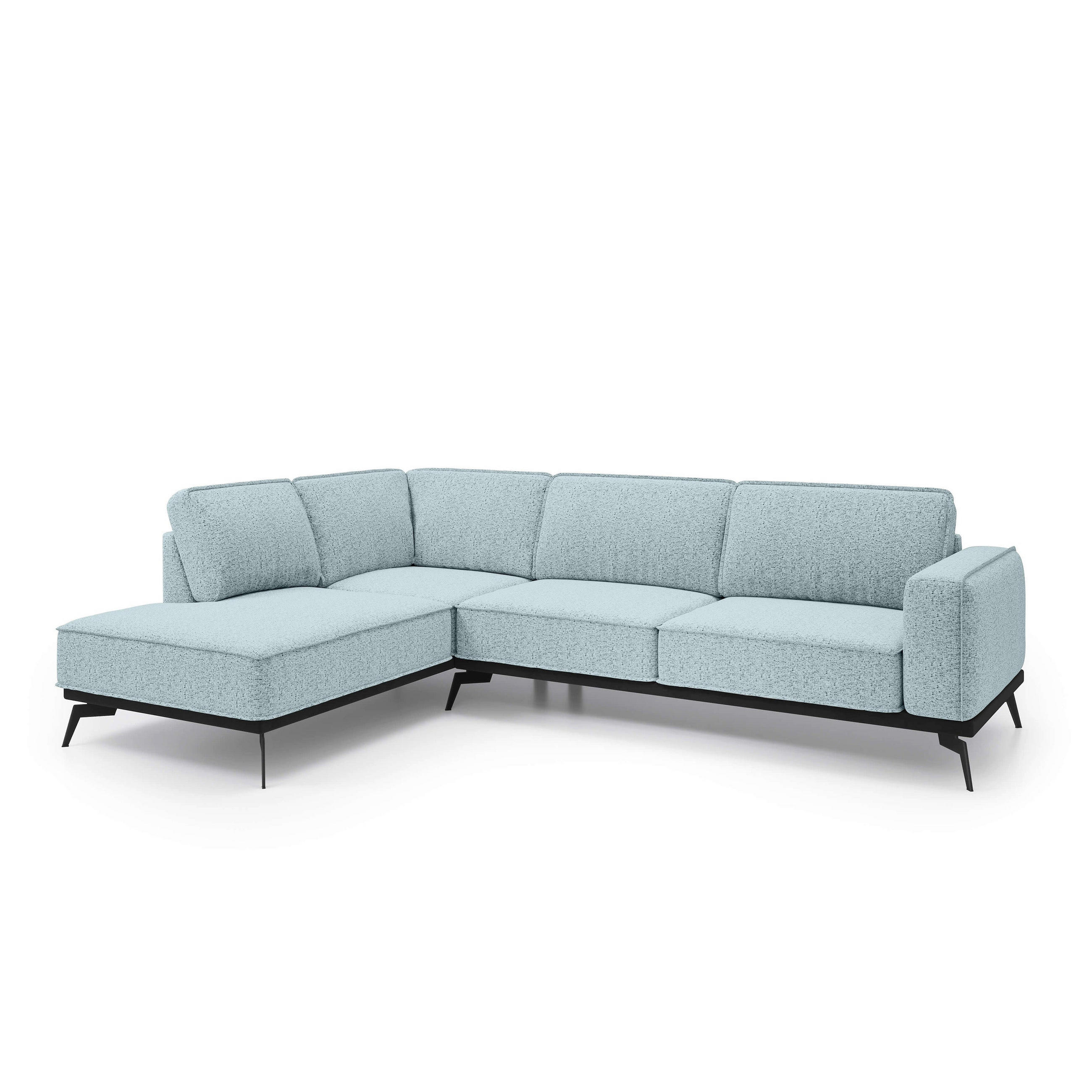 ECKSOFA Rosalia Multicolor - Multicolor, Textil (293/90/200cm) - Pillovely