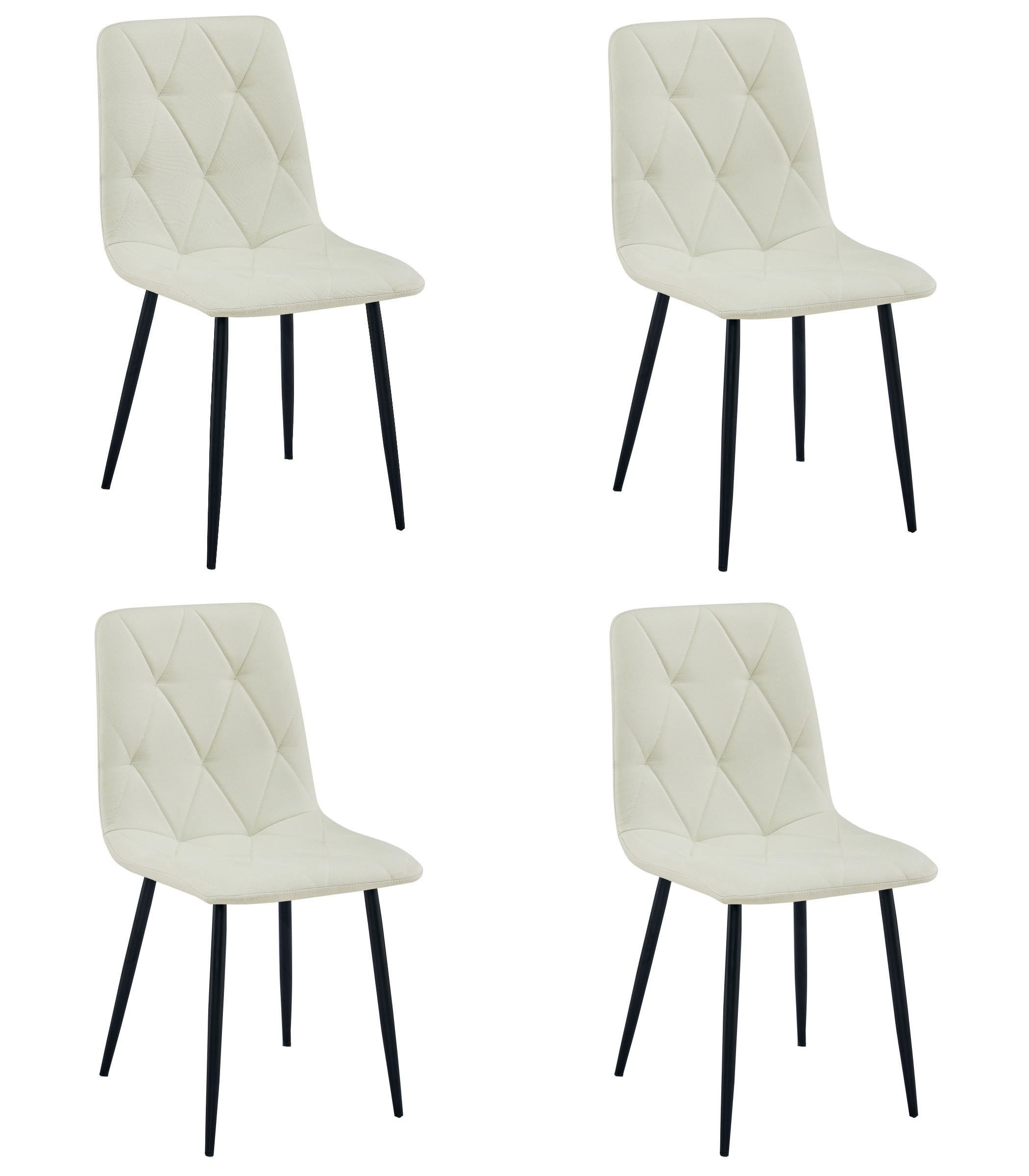 Valora Esszimmerstuhl Beige 44.5x87x54.5 cm