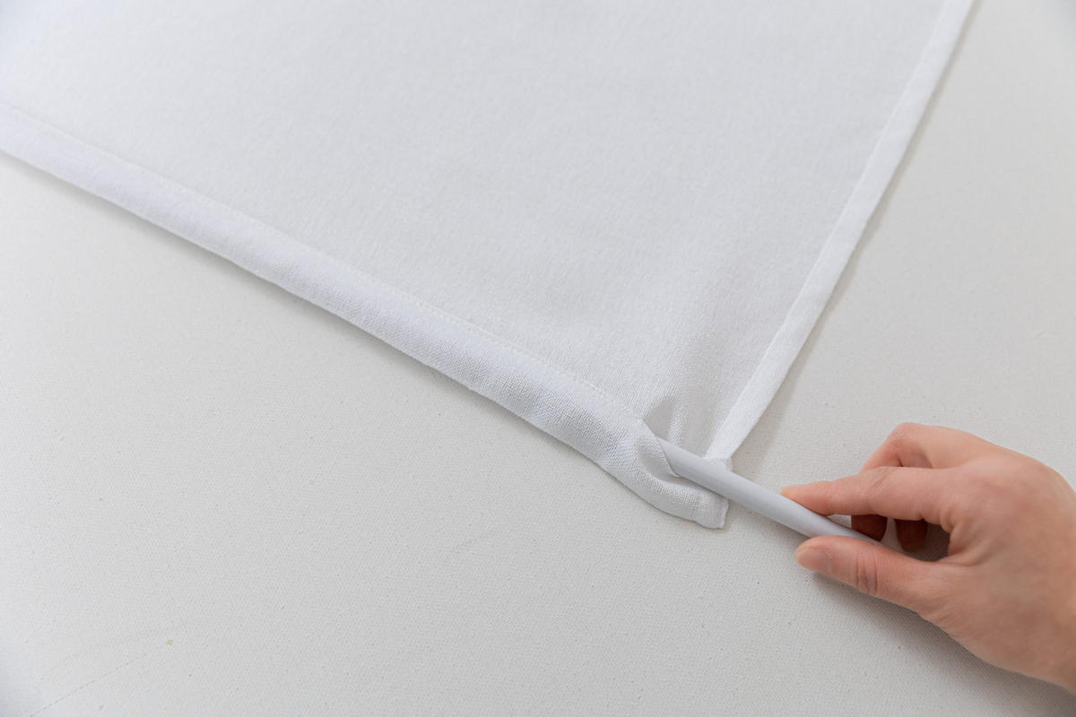 SCHIEBEVORHANG 2ER SET »Leipzig« HxB 245x60 cm Weiß - Weiß, Textil (60/245cm) - Gardinenbox
