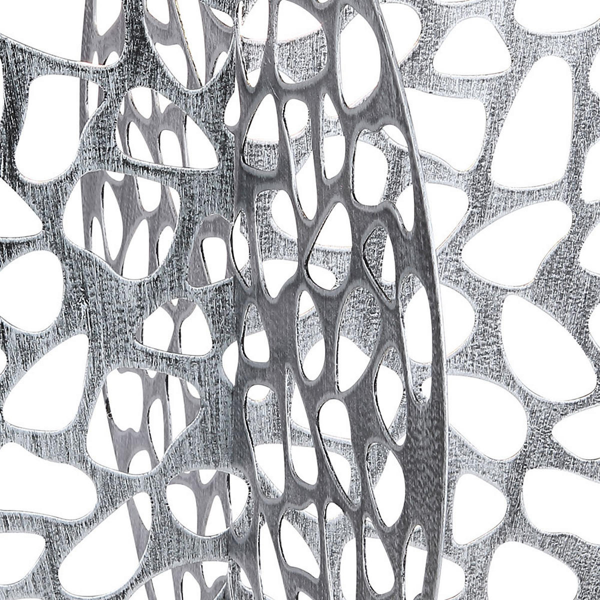 LED AUSSENLEUCHTE Silber Erdspieß - Silberfarben, Metall (30/30/41cm)