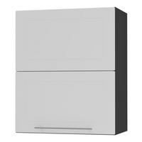 KÜCHENHÄNGESCHRANK Kvantum W8B/60 Weiß Matt / Schwarz Matt 60 / 32,5 / 72cm - Schwarz/Weiß, Holz/Holzwerkstoff (60/72/32.5cm) - Feldmann-Wohnen