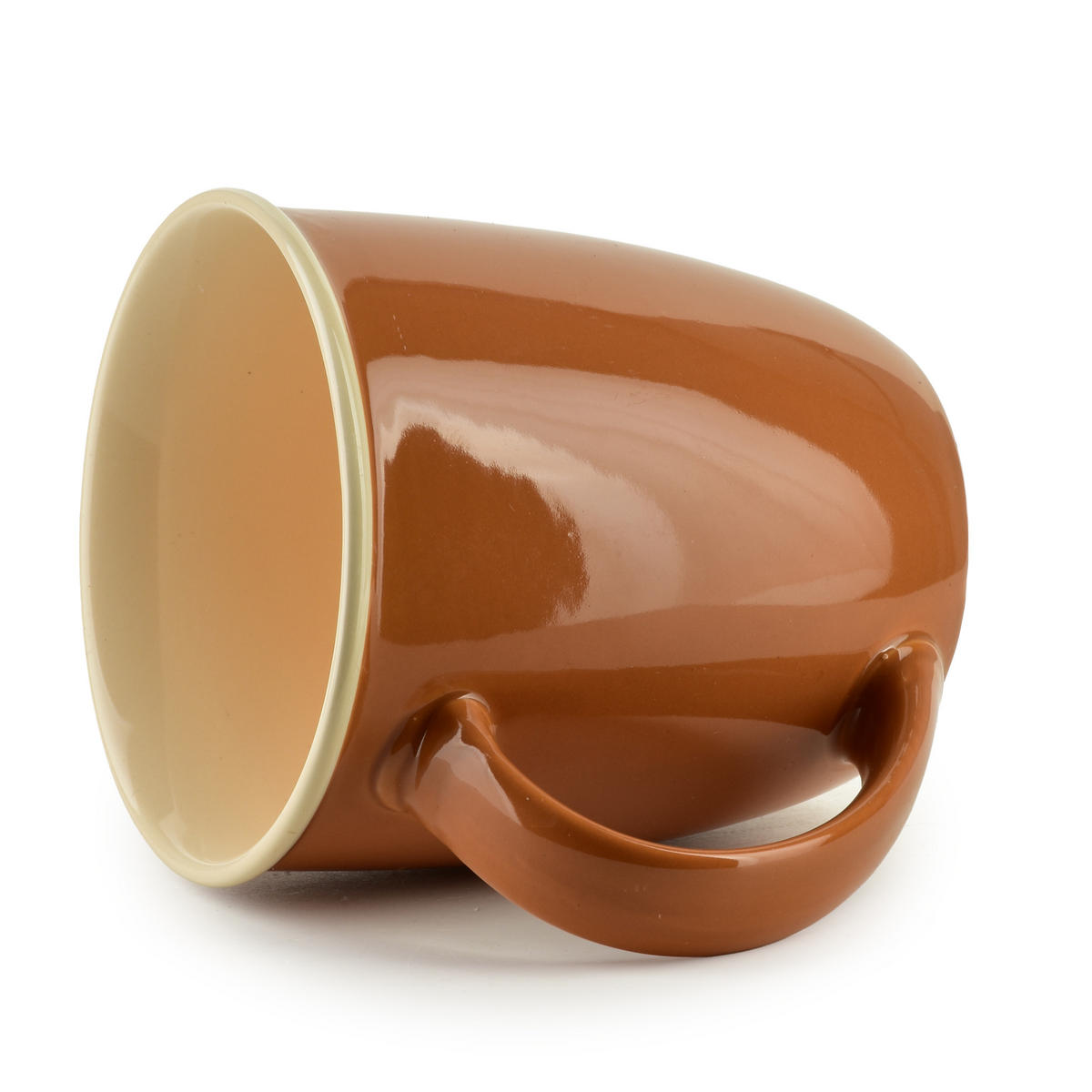 BECHER Hendia Bronze 9/13/10 cm Porzellan - Bronzefarben, Keramik (0.33L) - Mondex