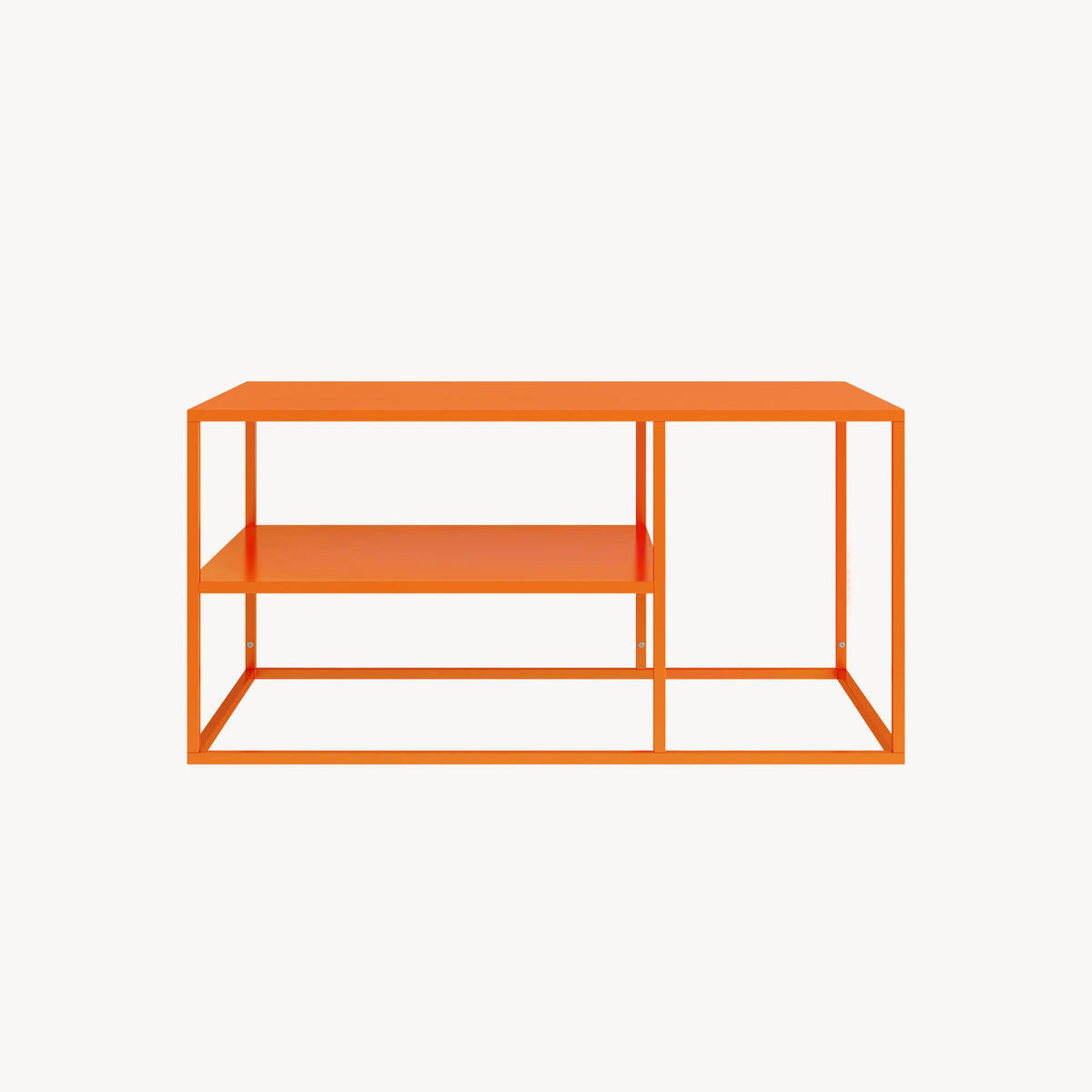 COUCHTISCH Solund 45/90/60 cm - Orange, Metall (60/90/45cm) - [en.casa]