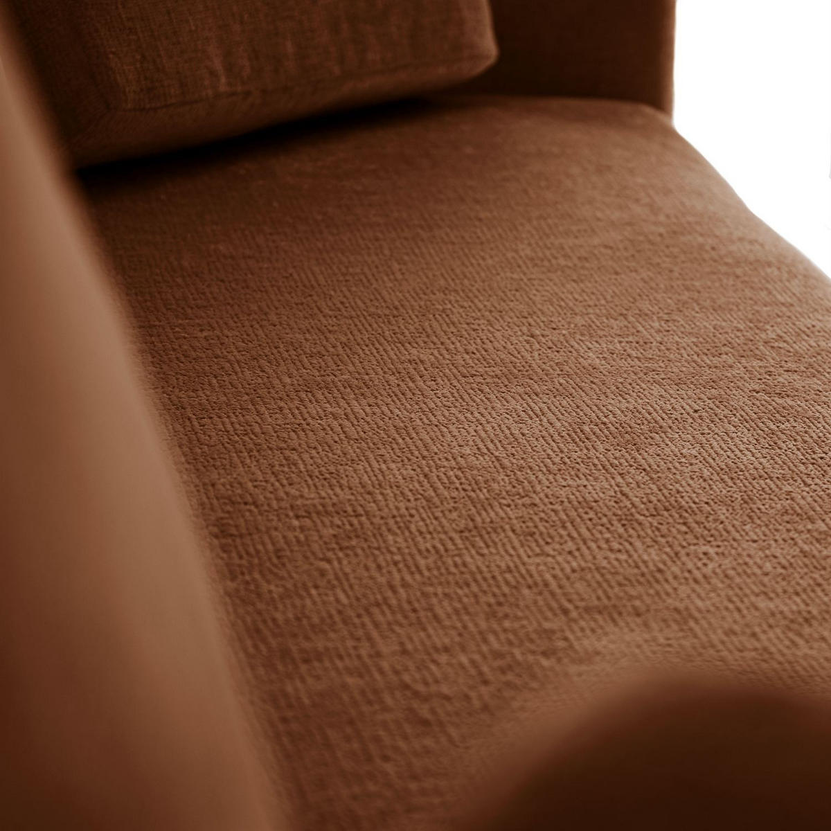 SOFA NUBO mit Schlaffunktion und Bettkasten Harmony 52 - Orange, Textil (205/91/86cm) - Lookway