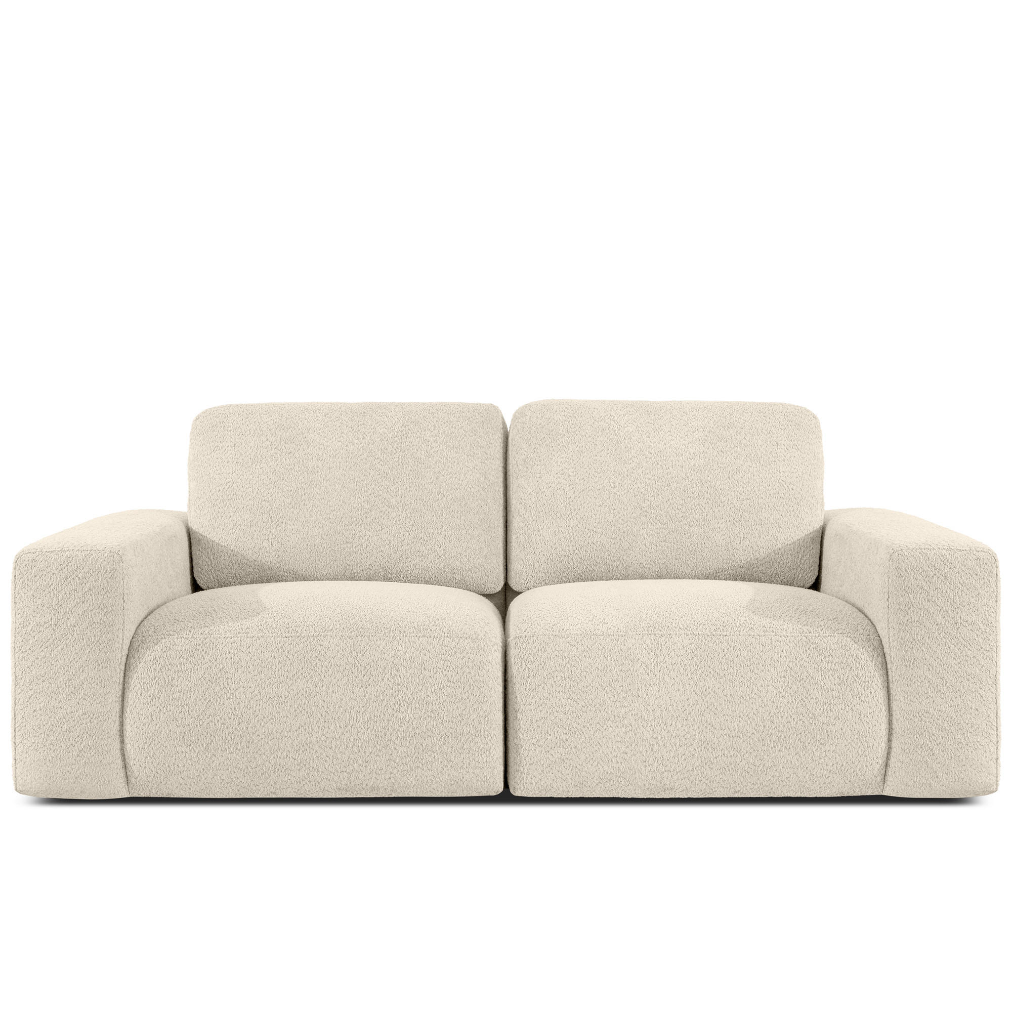 2-SITZER SOFA ZUCCO, Hellbeige - Hellbraun, Holz/Holzwerkstoff (212/85/100cm) - KONSIMO®