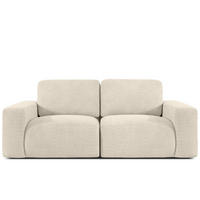 2-SITZER SOFA ZUCCO, Hellbeige - Hellbraun, Holz/Holzwerkstoff (212/85/100cm) - KONSIMO®