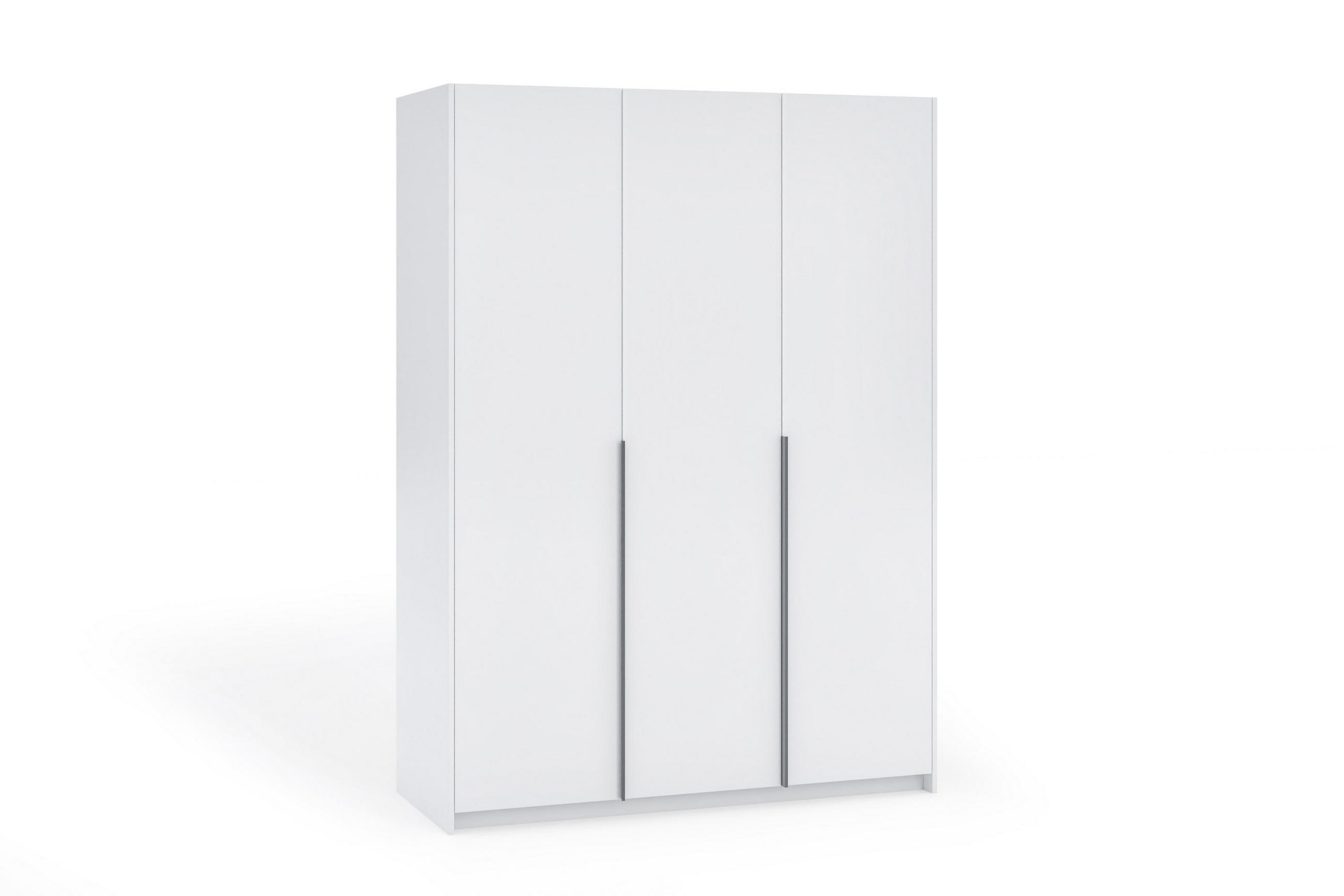 Masseno Drehtürenschrank Weiß 148x204x58 cm