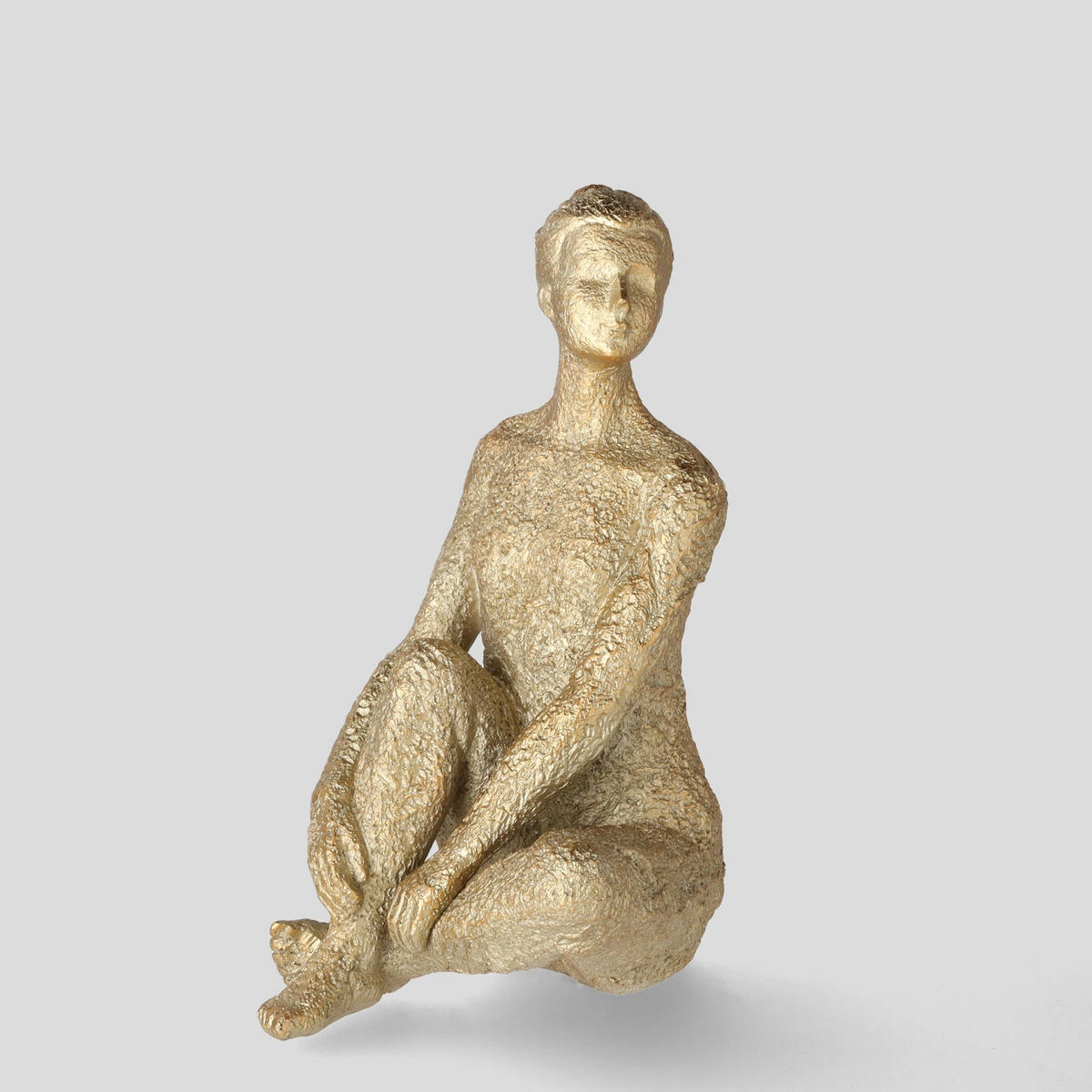 FIGURINE Zentra - Goldfarben, Kunststoff (13.5/27/19cm) - home&you