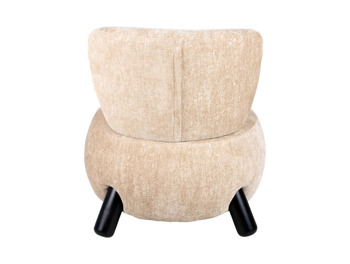 SESSEL Busto Braun 74/74/74 cm - Beige, Kunststoff (74/74/74cm) - Leitmotiv