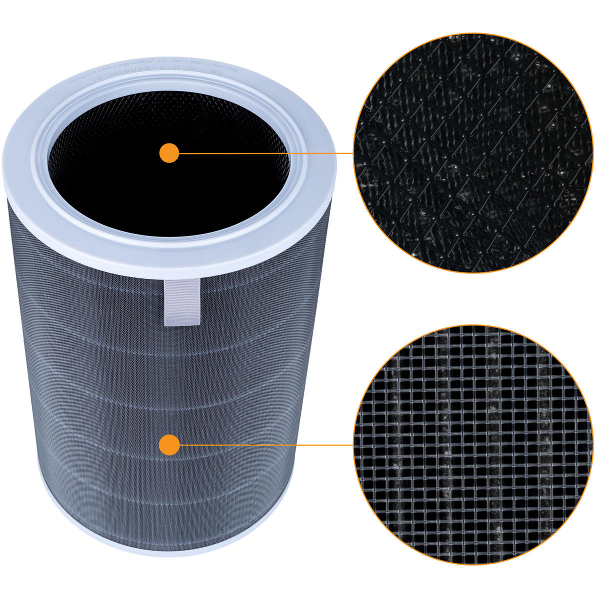 FILTER 2/2S/2C/2H/3H/3C Pro MAX 2-in-1 Set, HEPA EPA E11, 360° Filter, Aktivkohle Kokos, RFID, 6x G4 700 x 300 x 15 mm - Multicolor, Kunststoff/Metall (23/29/20cm)