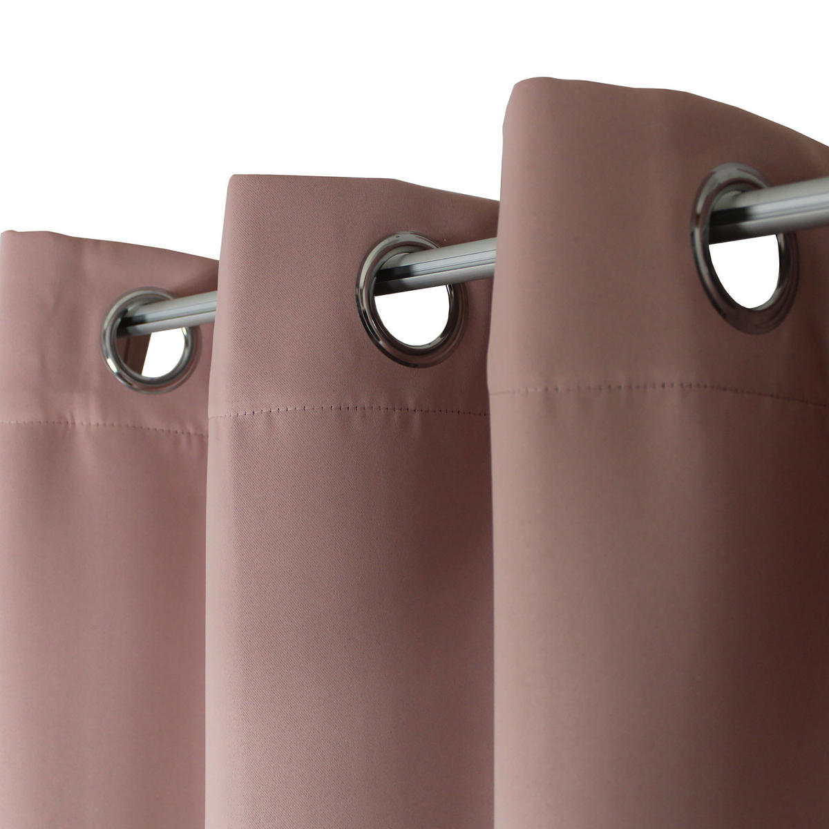 VERDUNKELUNGSVORHANG Ösen 140/145 cm Rosa - Rosa, Textil (140/145cm) - TiborTex