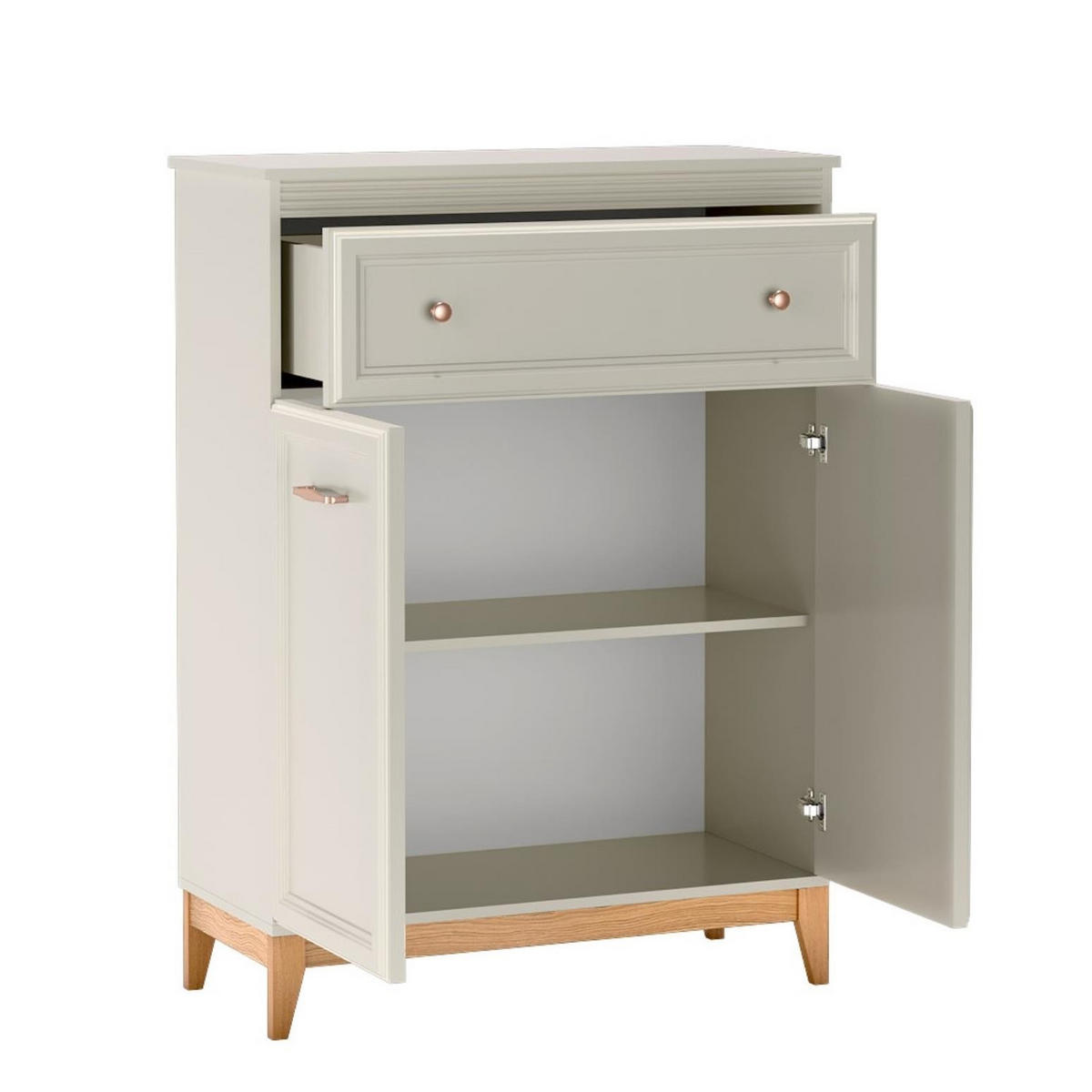 KOMMODE Windsor Kaschmir, Kombikommode - Kaschmir, Holzwerkstoff (92/126/41cm) - Bettso