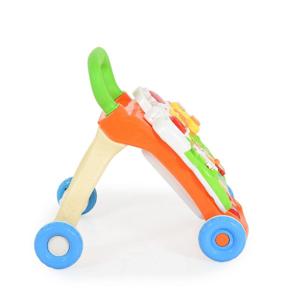 LAUFHILFE Piano 999c grün abnehmbar Spielcenter Melodien, Lichter, Geräusche - Grün, Kunststoff (42/39/44cm) - Moni