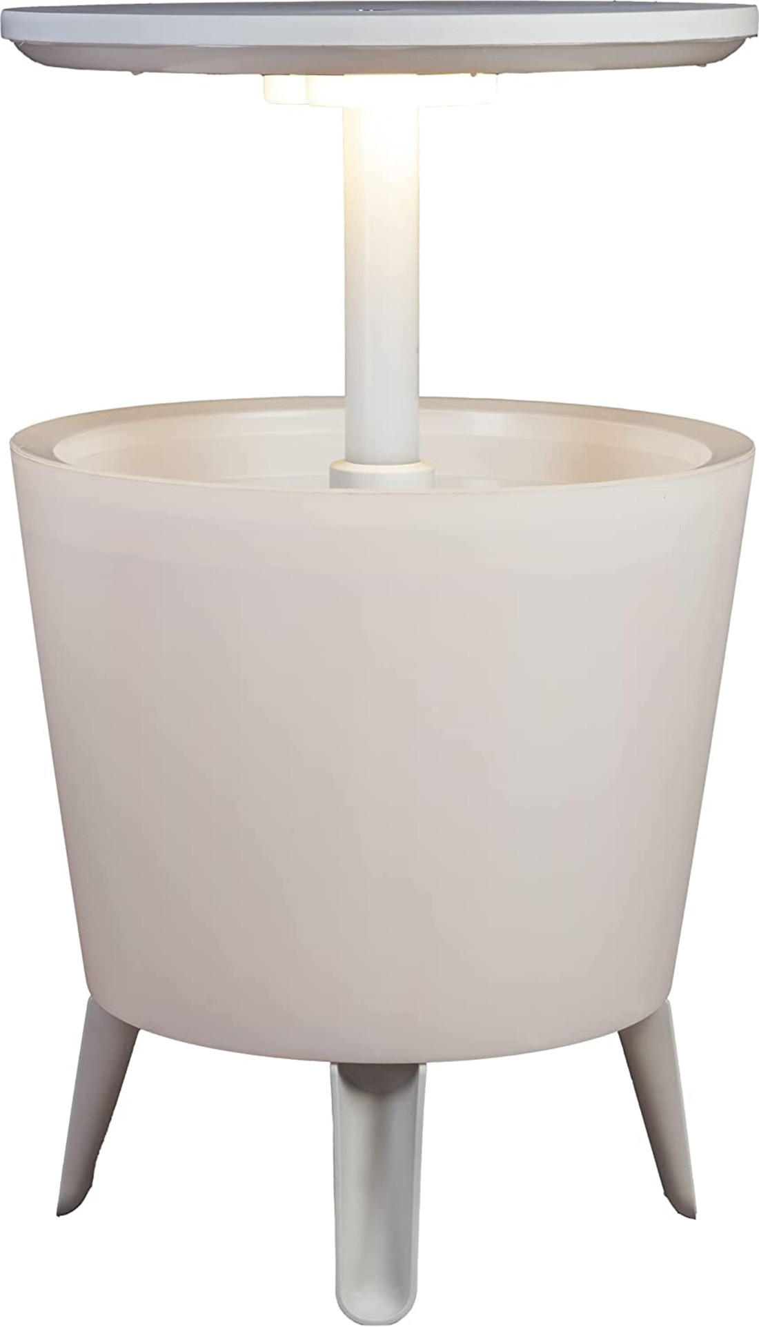 ILLUMINATED Cool Bar - Weiß, Kunststoff (49.5/49.5/84.5cm) - Keter