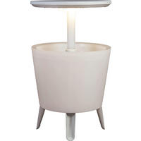 ILLUMINATED Cool Bar - Weiß, Kunststoff (49.5/49.5/84.5cm) - Keter